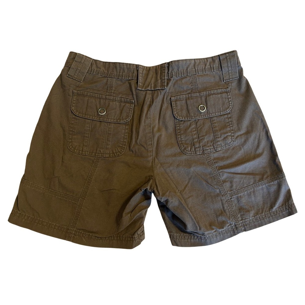 Magellan Sportswear Women's Cargo Shorts Size 8 Brown 6" Casual - Picture 2 of 6